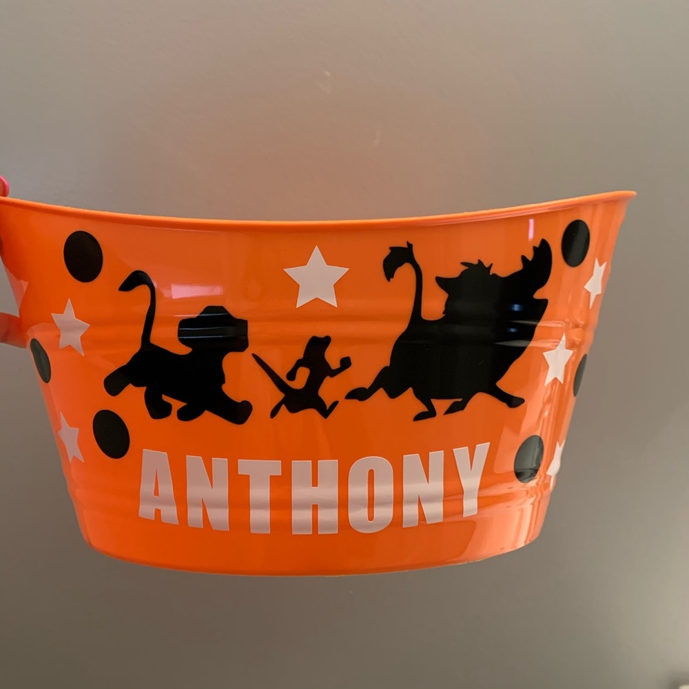 Lion king personalized toy easter basket